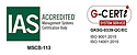 IAS accredited, G-CERTi ISO 9001:2015 and ISO 14001:2015 certified